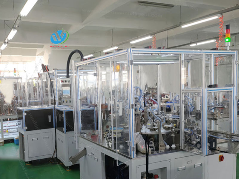Factory equipment automatic assembly lockset machine